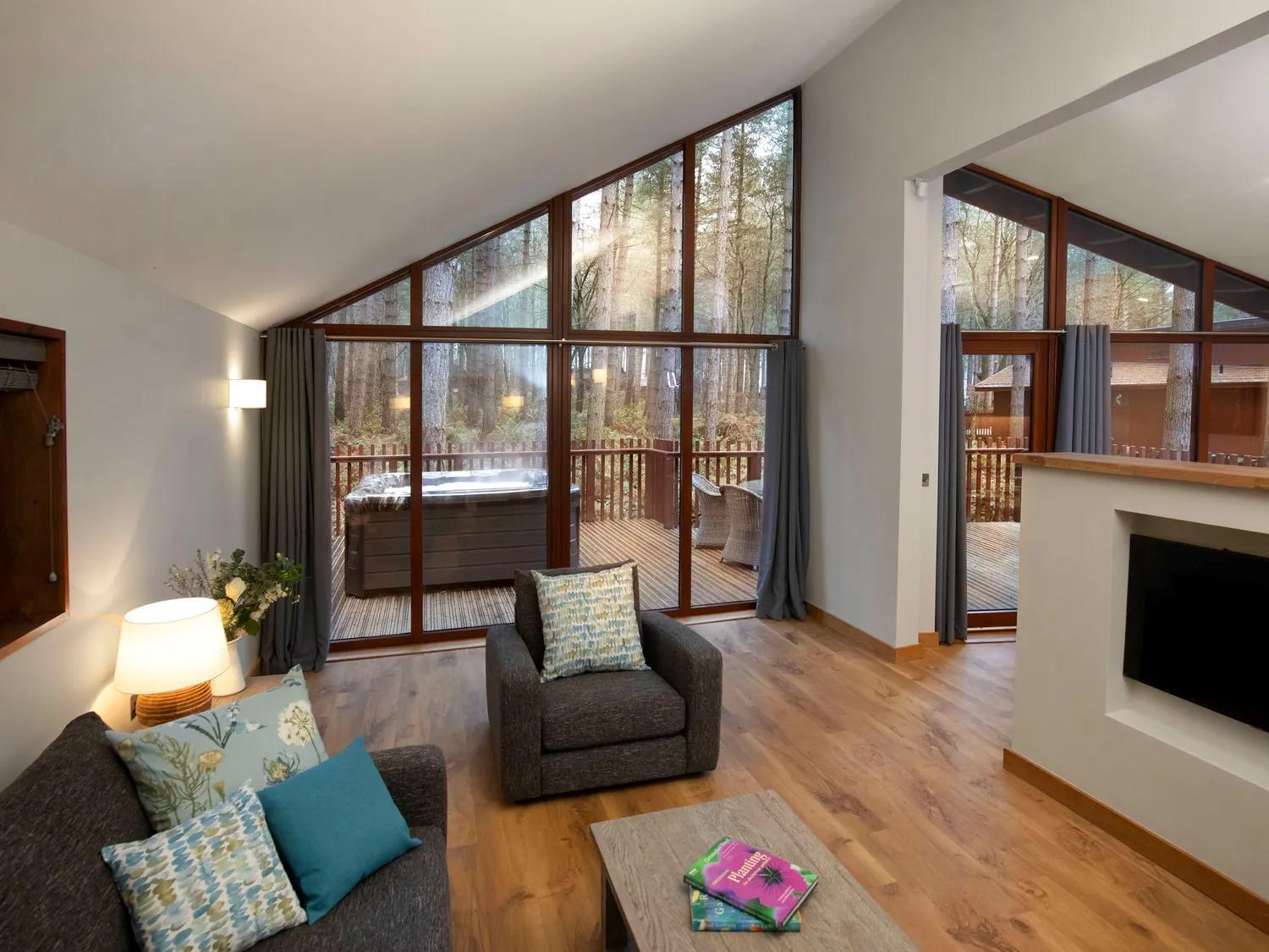 Blackwood Forest Cabins - Forest Holidays Popham Eksteriør bilde