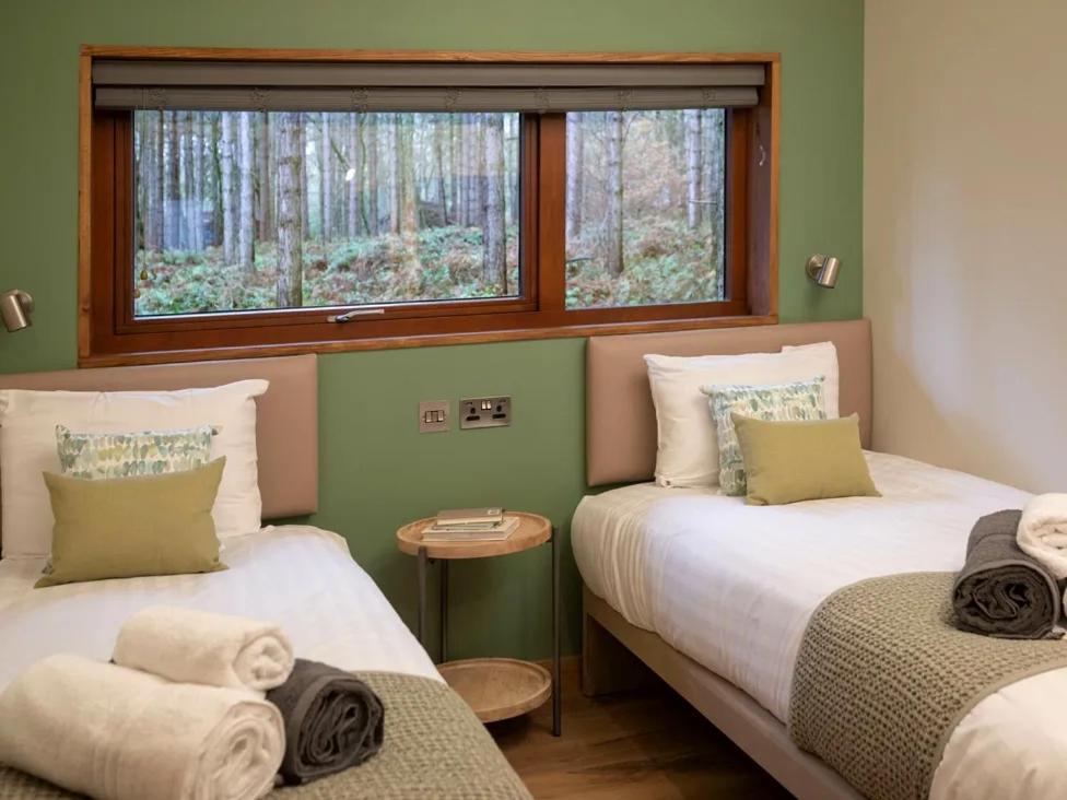 Blackwood Forest Cabins - Forest Holidays Popham Eksteriør bilde