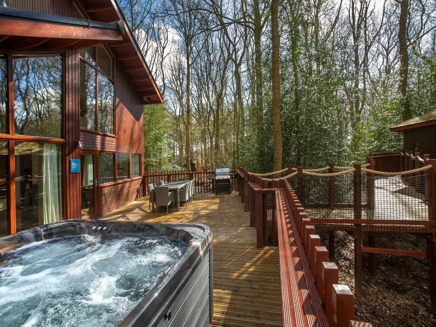 Blackwood Forest Cabins - Forest Holidays Popham Eksteriør bilde